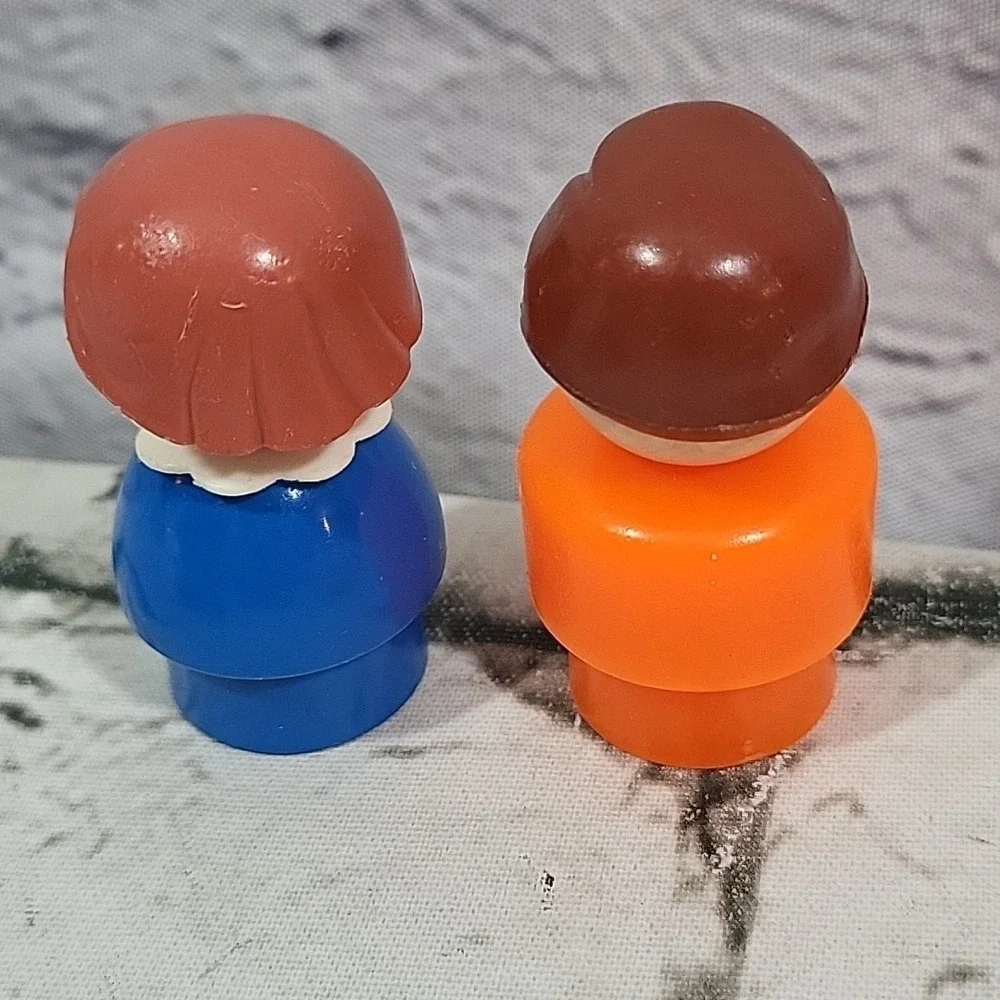 Vintage Fisher-Price Little People Figures Kids W/ Ride On Toys Train‎ Plane Car